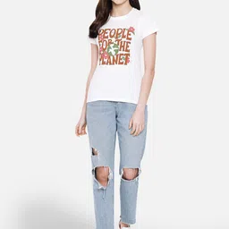 Fabflee Pack Of 3 Typography Printed Cotton T-shirt image 5