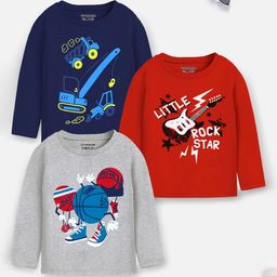 YK X Trampoline Boys 3 Printed Applique T-shirt-picture-48