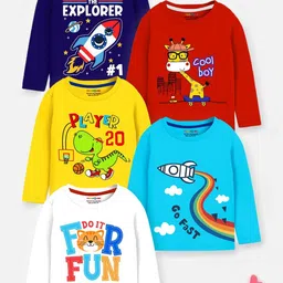 YK X Trampoline Boys 5 Printed Applique T-shirt-picture-48