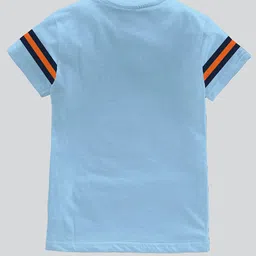 BAESD Boys Pack of 5 Typography Printed Round Neck Pure Cotton T-shirts image 2