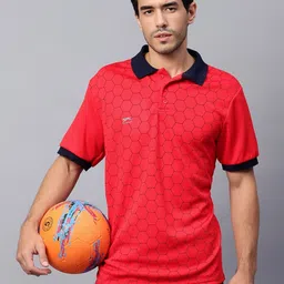 Shiv Naresh Graphic Printed Polo Collar Casual T-shirt image 2