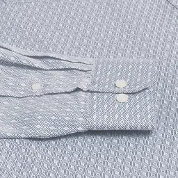 Sztori Plus Size Relaxed Micro Ditsy Printed Cotton Formal Shirt image 5