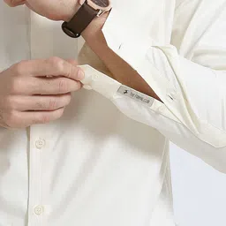 THE FORMAL CLUB Spread Collar Long Sleeves Relaxed Regular Fit Cotton Formal Shirt image 2