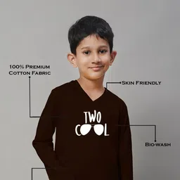 Friskers Boys Typography Printed Long Sleeves Pure Cotton T-shirt image 4