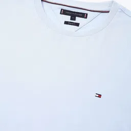 Tommy Hilfiger Men Solid Round Neck Cotton T-shirt image 2
