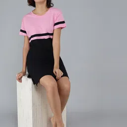 Christy World Pack Of 2 Typography Printed Longline T-shirts image 2