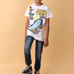V-Mart Boys Graphic Printed T-shirt image 2