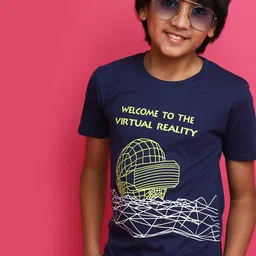 V-Mart Boys Graphic Printed Round Neck Cotton T-shirt image 3