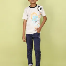 V-Mart Boys Graphic Printed Cotton T-shirt image 5