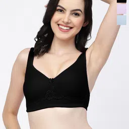 College Girl Pack Of 3 Full Coverage T-shirt Bras With All Day Comfort image 1