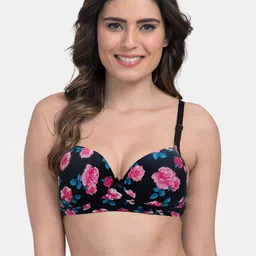 Tweens Floral Printed Medium Coverage Heavily Padded Push-Up Bra With All Day Comfort-picture-18