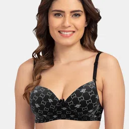Tweens Graphic Printed Medium Coverage Heavily Padded Push-Up Bra- All Day Comfort-picture-14