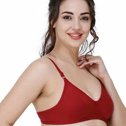 Docare Pack Of 2 Full Coverage Seamless Non Padded T Shirt Bra All Day Comfort image 3