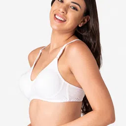 KOMLI Set of 2 White Solid T-shirt Bras image 4