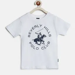 Beverly Hills Polo Club Boys Graphic Printed Pure Cotton T-shirt image 1