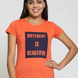 FEMEA Women Typography Printed Cotton T-shirt-picture-26