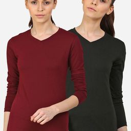 appulse Women Pack of 2 Slim Fit Running T-shirts-picture-20