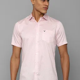 Allen Solly Men Slim Fit Printed Formal Pure Cotton Shirt-picture-42