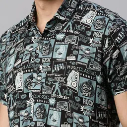 ZEDD Graphic Printed Casual Shirt image 2