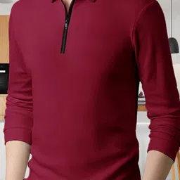 Eyebogler Polo Collar Cotton T-shirt image 2