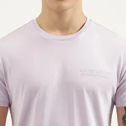 United Colors of Benetton Round Neck Short Sleeves Pure Cotton T-shirt image 2