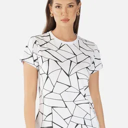 CHOZI Pack Of 2 Graphic Printed Cotton T-shirts image 2