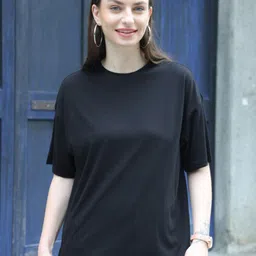 TITTLI Pack Of 2 Oversized Longline Pure Cotton T-shirts image 4