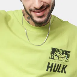 The Souled Store Hulk The Incredible Oversized T-Shirts image 2