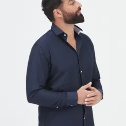MR BUTTON Men Slim Fit Casual Shirt image 3