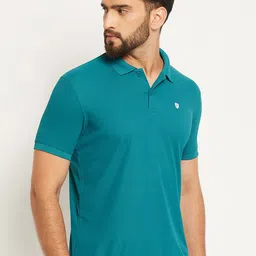 OGEN Regular Fit Short Sleeves Cotton Polo Collar T-shirt image 3