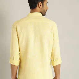 Indian Terrain Chiseled Slim Fit Opaque Pure Cotton Casual Shirt image 3