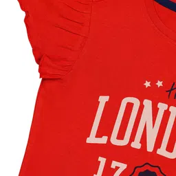 H By Hamleys Girls Cotton Typography Printed T-shirt image 4