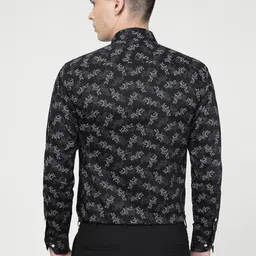 FRENCH CROWN Floral Printed Standard Cotton Formal Shirt image 4