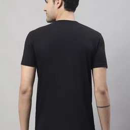 mack jonney VIMAL JONNEY Pack of 2 V-Neck Cotton T-shirts image 4