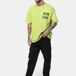The Souled Store Hulk The Incredible Oversized T-Shirts image 4