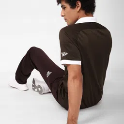 Reebok Men Printed Polo Collar T-shirt image 2
