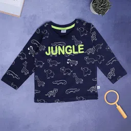 V-Mart Kids Typography Printed Cotton T-shirt-picture-39