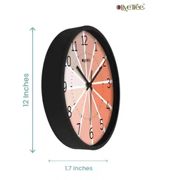 olive tree Anthony Black ABS Plastic Wall Clock image 4