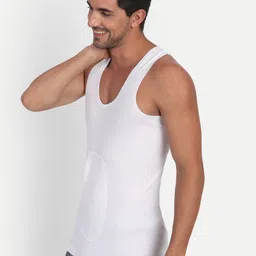 T.T. Men Pack Of 3 Basic Cotton Desire Interlock Sleeveless Vests image 2