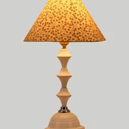 Foziq White Printed Table Lamp image 5