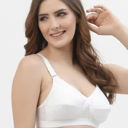 Floret  Women White & Red Pack of 2 Full Coverage Cotton Bra image 3