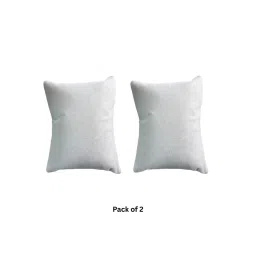 La Trove Luxury White Flock Watch Organizer Pillows - Pack of 2 image 5