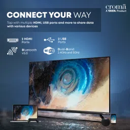 Croma 80 cm (32 inch) HD Ready LED Smart Android TV with Google Assistant (2022 model) image 4