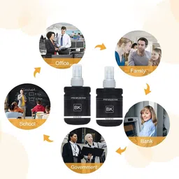 kalar 774 Refill Ink Bottle for Epson M100, M105, M200, M205,L655, L130 Twin Black Ink Bottle image 3