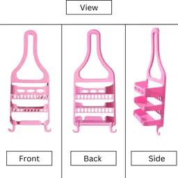 hitechmart Matte Shower Rod Hook image 2