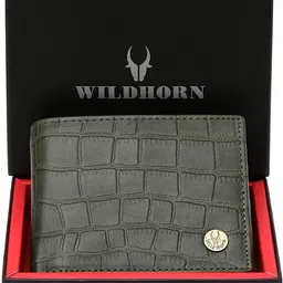 wildhorn Men Casual Green Genuine Leather Wallet - Mini-picture-15