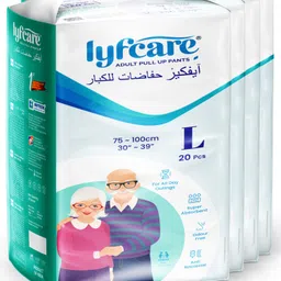 lyfcare Pull-Up Pants | Waist Size (30-39 Inch) Adult Diapers - L-picture-26