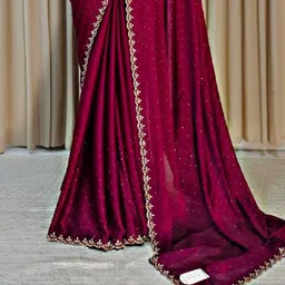 chigs Self Design Bollywood Georgette Saree image 2