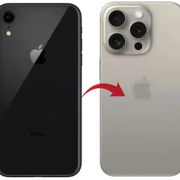 Hespa iPhone XR To iPhone 15 Pro Full Body Housing Converter Kit Include Battery Adhesive & Waterproof Seal Full Panel-picture-25