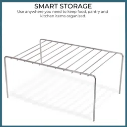 vrinda Utensil Kitchen Rack Cabinets Stand Countertop Organizer PACK OF 2 Steel image 4